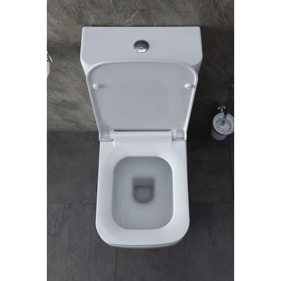 Унитаз-компакт Allen Brau Infinity 4.21012.20 с тонкой крышкой микролифт фото 26