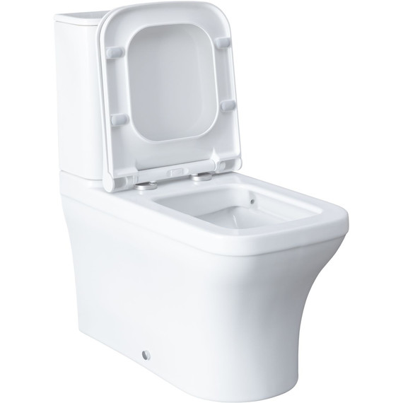 Унитаз-компакт Allen Brau Infinity 4.21012.20 с тонкой крышкой микролифт фото 5