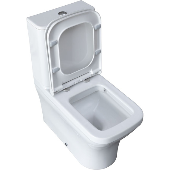 Унитаз-компакт Allen Brau Infinity 4.21012.20 с тонкой крышкой микролифт фото 6