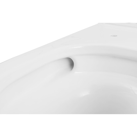 Унитаз-компакт безободковый Allen Brau Priority Tornado 4.31006.20 с тонкой крышкой микролифт (система смыва Торнадо) фото 5