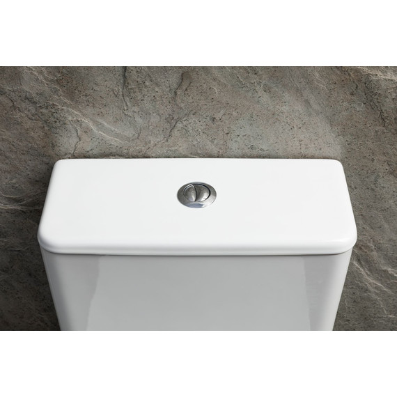 Унитаз-компакт безободковый Allen Brau Priority Tornado 4.31006.20 с тонкой крышкой микролифт (система смыва Торнадо) фото 7