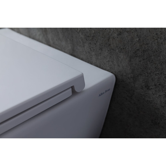 Унитаз подвесной безободковый Allen Brau Reality 4.32006.20 с крышкой микролифт фото 10