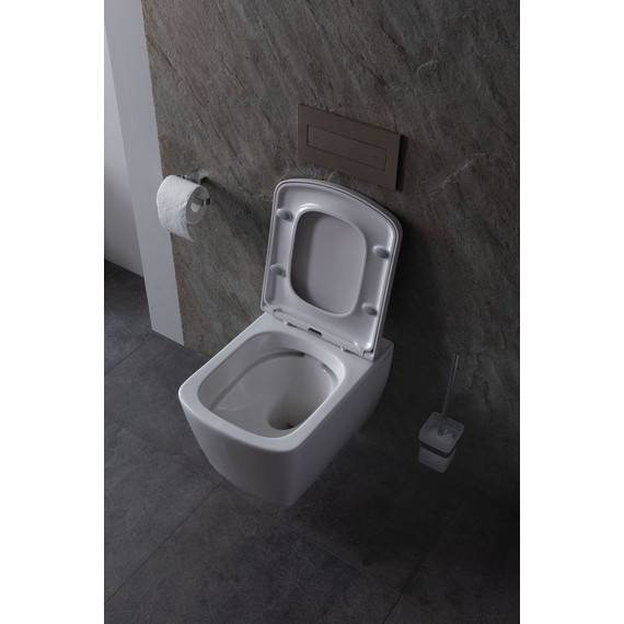 Унитаз подвесной безободковый Allen Brau Liberty 4.33004.20 с крышкой микролифт фото 20