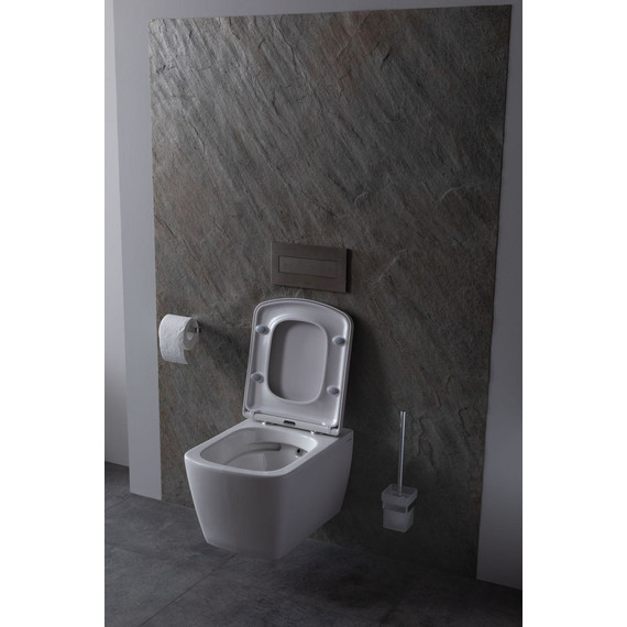 Унитаз подвесной безободковый Allen Brau Liberty 4.33004.20 с крышкой микролифт фото 24