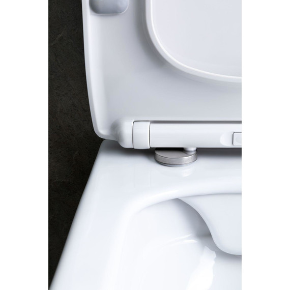 Унитаз подвесной безободковый Allen Brau Liberty 4.33007.20 с тонкой крышкой микролифт фото 25