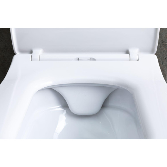 Унитаз подвесной безободковый Allen Brau Liberty 4.33007.20 с тонкой крышкой микролифт фото 27