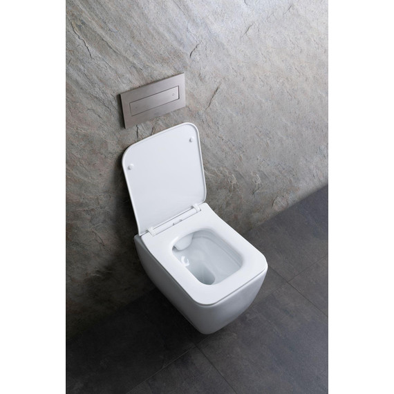 Унитаз подвесной безободковый Allen Brau Liberty 4.33007.20 с тонкой крышкой микролифт фото 31