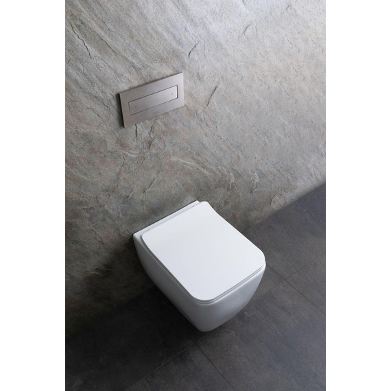 Унитаз подвесной безободковый Allen Brau Liberty 4.33007.20 с тонкой крышкой микролифт фото 32