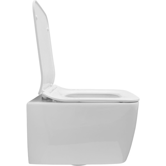 Унитаз подвесной безободковый Allen Brau Liberty 4.33007.20 с тонкой крышкой микролифт фото 2