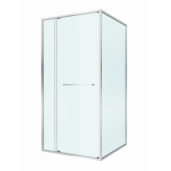 Душевое ограждение Cezares Lux 100x100 см LUX-A-FS-11-100-C-CR, хром/прозрачное фото 5