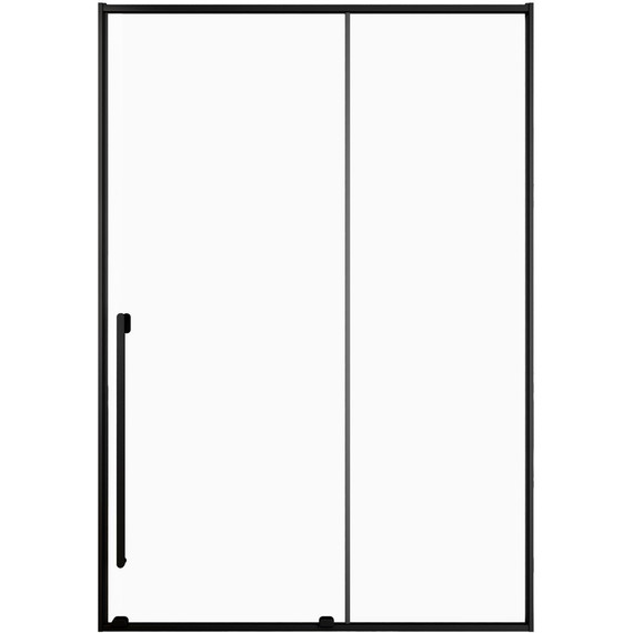 Душевая дверь Allen Brau Fantasy 140 см 3.11008.31 (стекло 8 мм) чёрный/прозрачное фото 