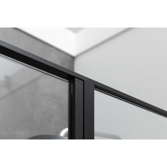 Душевая дверь Allen Brau Priority 160 см 3.31039.BBA (стекло 8 мм) чёрный/прозрачное фото 11