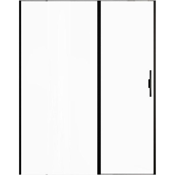 Душевая дверь Allen Brau Priority 160 см 3.31039.BBA (стекло 8 мм) чёрный/прозрачное фото 