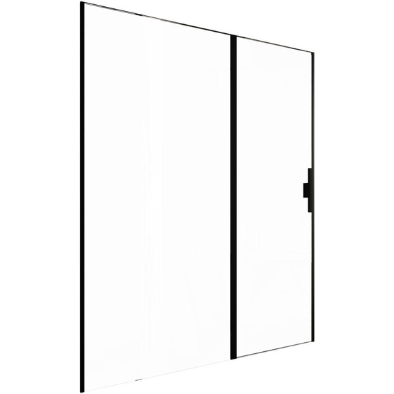 Душевая дверь Allen Brau Priority 160 см 3.31039.BBA (стекло 8 мм) чёрный/прозрачное фото 5