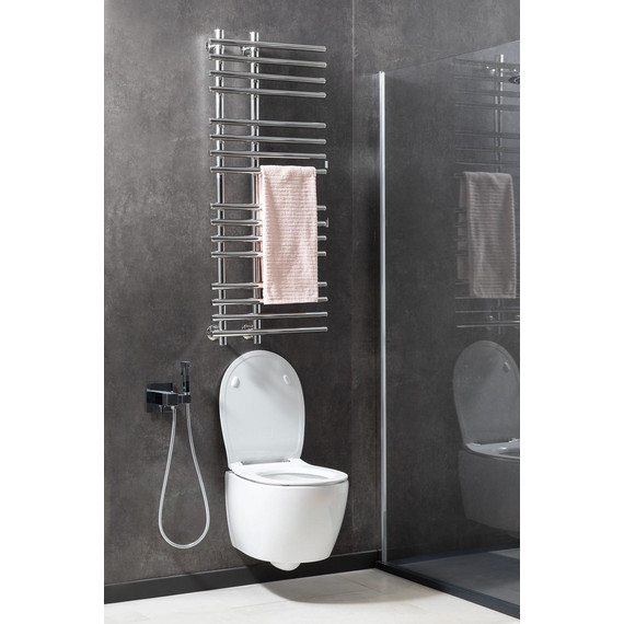 Унитаз приставной безободковый Allen Brau Fantasy 4.11004.20 с тонкой крышкой микролифт фото 15