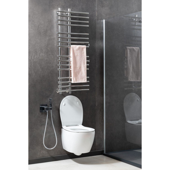 Унитаз приставной безободковый Allen Brau Fantasy 4.11004.20 с тонкой крышкой микролифт фото 21