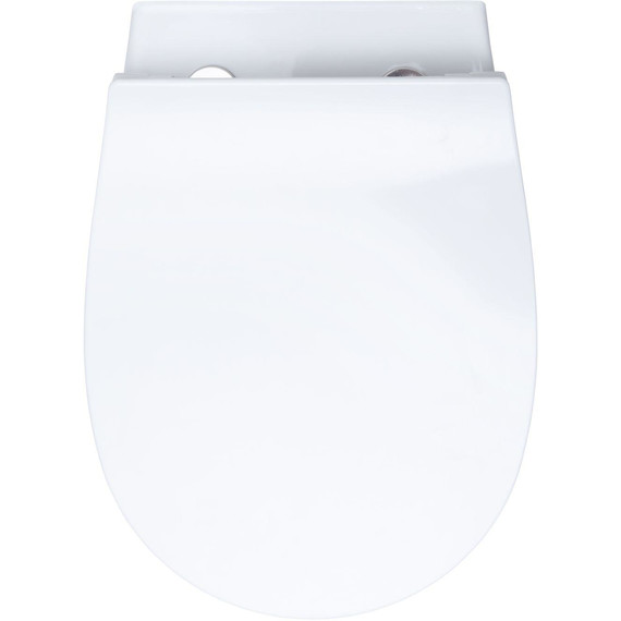 Унитаз приставной безободковый Allen Brau Fantasy 4.11004.20 с тонкой крышкой микролифт фото 4