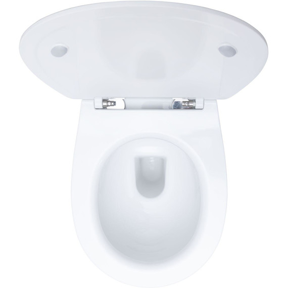 Унитаз приставной безободковый Allen Brau Fantasy 4.11004.20 с тонкой крышкой микролифт фото 5