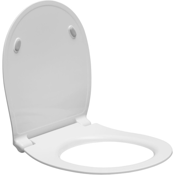 Унитаз приставной безободковый Allen Brau Fantasy 4.11004.21 с тонкой крышкой микролифт, белый матовый фото 14