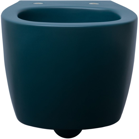 Унитаз подвесной безободковый Allen Brau Fantasy 4.11004.PT с тонкой крышкой микролифт, петроль фото 11