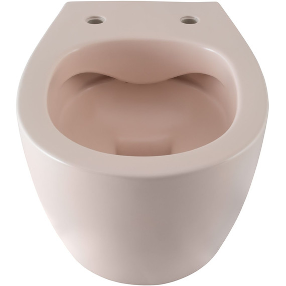Унитаз приставной безободковый Allen Brau Fantasy 4.11004.SM с тонкой крышкой микролифт, розовый фото 11