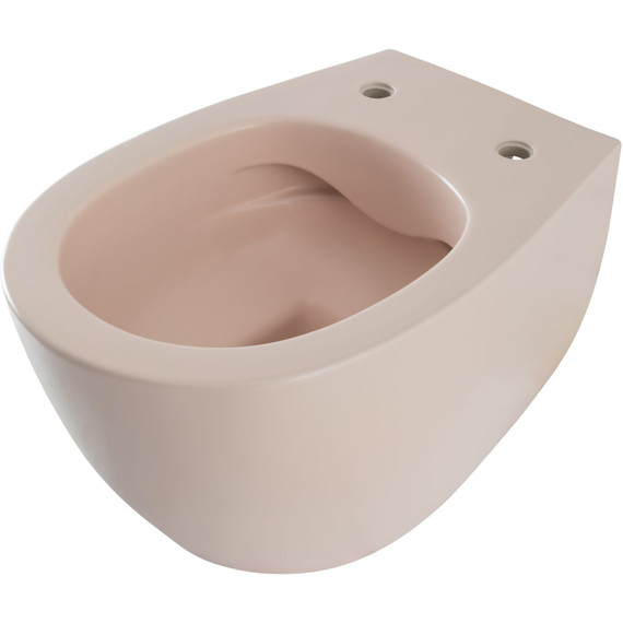 Унитаз приставной безободковый Allen Brau Fantasy 4.11004.SM с тонкой крышкой микролифт, розовый фото 2