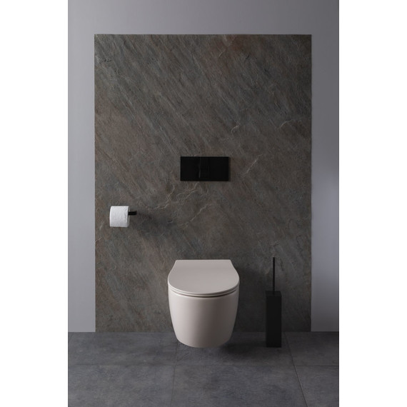 Унитаз приставной безободковый Allen Brau Fantasy 4.11004.IV с тонкой крышкой микролифт, айвори фото 23