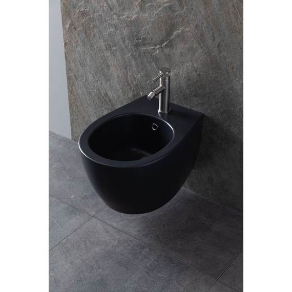 Биде подвесное Allen Brau Fantasy 4.11006.31, чёрный матовый фото 5