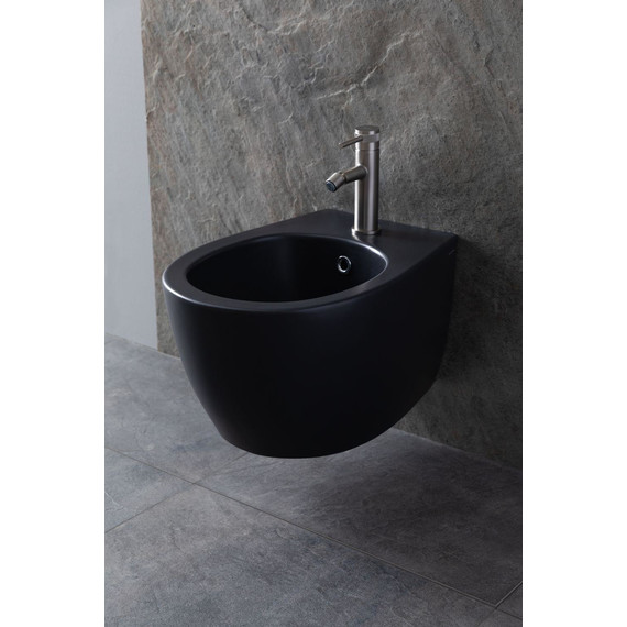 Биде подвесное Allen Brau Fantasy 4.11006.31, чёрный матовый фото 6