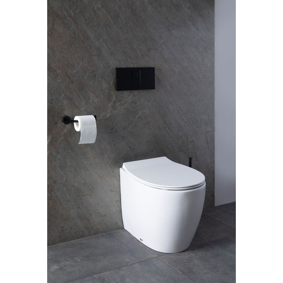 Унитаз приставной безободковый Allen Brau Fantasy 4.11007.20 с тонкой крышкой микролифт фото 31