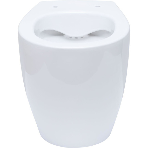 Унитаз приставной безободковый Allen Brau Fantasy 4.11007.20 с тонкой крышкой микролифт фото 3