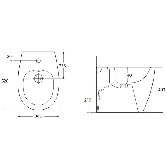 Биде напольное Allen Brau Fantasy 4.11008.20 фото 16