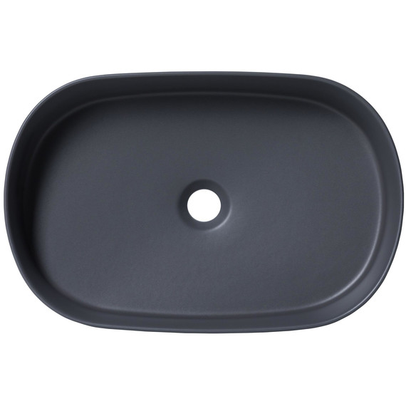 Раковина-чаша Allen Brau Fantasy 55 см 4.11022.AN, антрацит фото 3