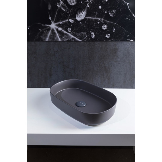 Раковина-чаша Allen Brau Fantasy 55 см 4.11022.AN, антрацит фото 6