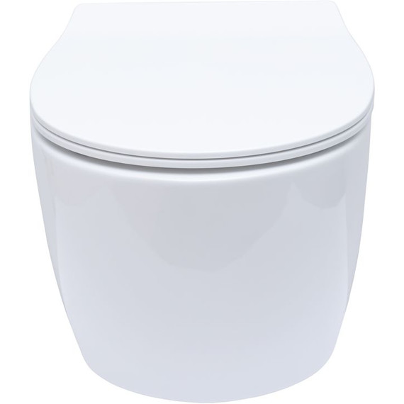 Унитаз-биде подвесной безободковый Allen Brau Fantasy 4.11HC1.20 с тонкой крышкой микролифт фото 2