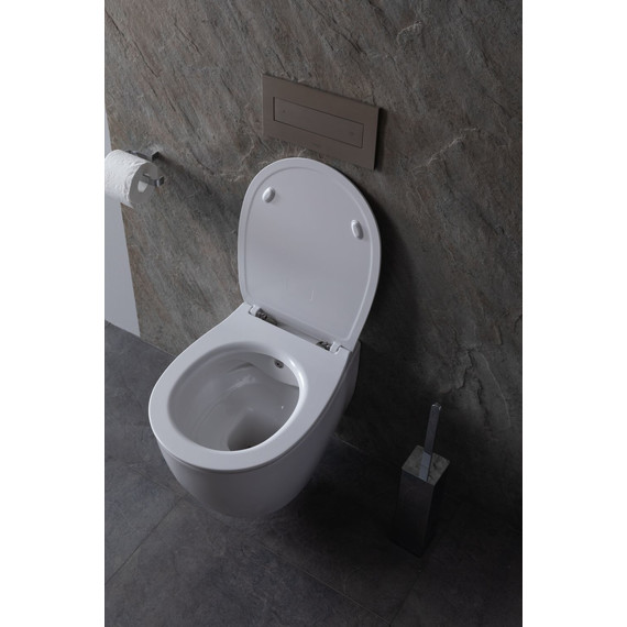 Унитаз-биде подвесной безободковый Allen Brau Fantasy 4.11HC1.20 с тонкой крышкой микролифт фото 19