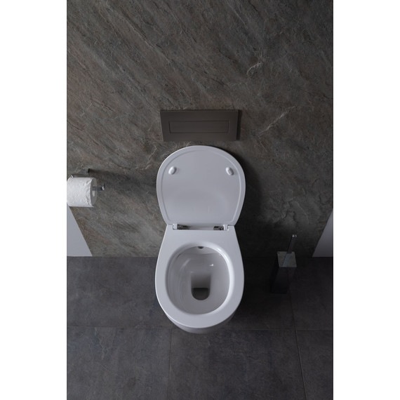 Унитаз-биде подвесной безободковый Allen Brau Fantasy 4.11HC1.20 с тонкой крышкой микролифт фото 20