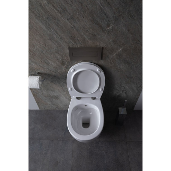 Унитаз-биде подвесной безободковый Allen Brau Fantasy 4.11HC1.20 с тонкой крышкой микролифт фото 21