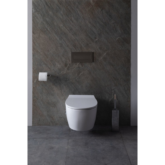 Унитаз-биде подвесной безободковый Allen Brau Fantasy 4.11HC1.20 с тонкой крышкой микролифт фото 32