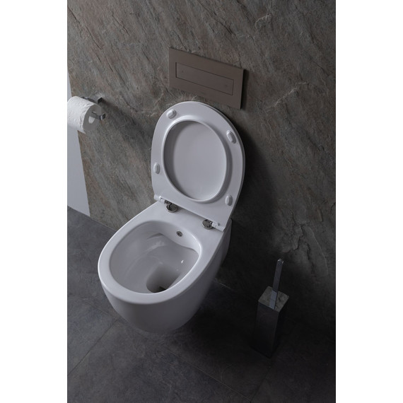 Унитаз-биде подвесной безободковый Allen Brau Fantasy 4.11HC1.20 с тонкой крышкой микролифт фото 25