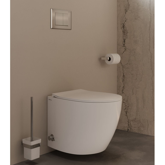 Унитаз-биде подвесной безободковый Allen Brau Fantasy 4.11HC1.20 с тонкой крышкой микролифт фото 33