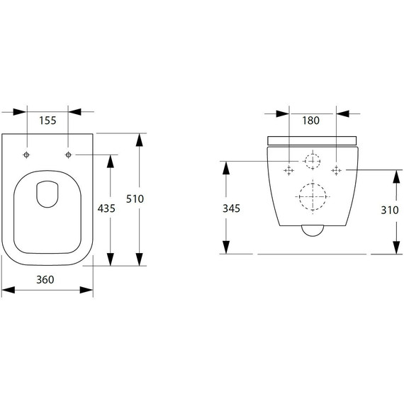 Унитаз подвесной безободковый Allen Brau Infinity 4.21004.20 с крышкой микролифт фото 28