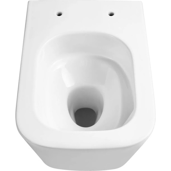 Инсталляция с подвесным унитазом комплект: Grohe Rapid SL 38772001 с подвесным безободковым унитазом Aquatek Либра AQ1505T-00 сиденье микролифт, крепление, кнопка смыва хром (Система смыва торнадо) фото 5