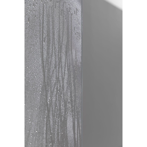 Шторка для ванны Allen Brau Priority 80x150 см 3.31024.BA, серебро браш/прозрачное фото 13