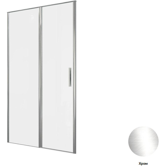 Душевая дверь Allen Brau Priority 120 см 3.31007.00, хром/прозрачное фото 13