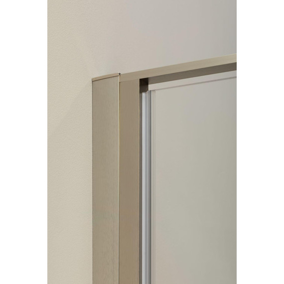 Душевая дверь Allen Brau Priority 120 см 3.31008.BA, серебро браш/прозрачное фото 6