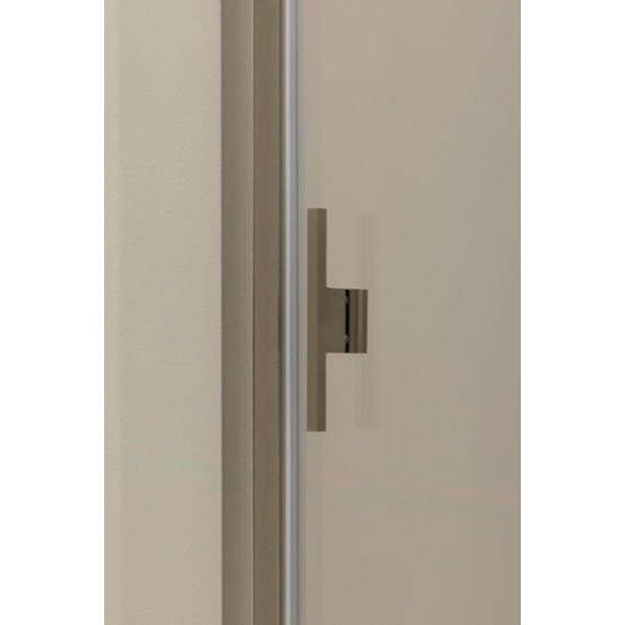 Душевая дверь Allen Brau Priority 120 см 3.31008.BA, серебро браш/прозрачное фото 7