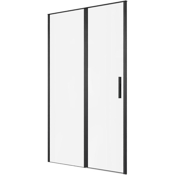 Душевая дверь Allen Brau Priority 120 см 3.31009.BBA, чёрный браш/прозрачное фото 2