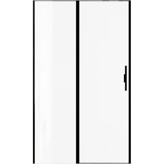 Душевая дверь Allen Brau Priority 120 см 3.31009.BBA, чёрный браш/прозрачное фото 