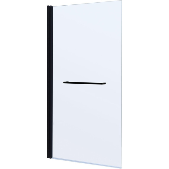 Шторка для ванны Allen Brau Priority 80x150 см 3.31022.BBA, чёрный браш/прозрачное фото 5